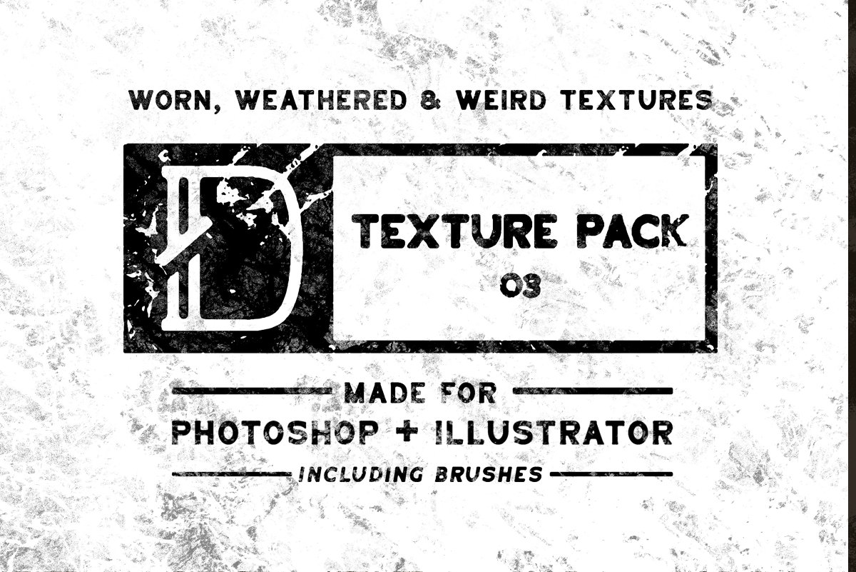 12款复古做旧粗糙纹理背景图片笔刷PS设计素材套装 Texture Pack Vol. 03 Brushes_img_2