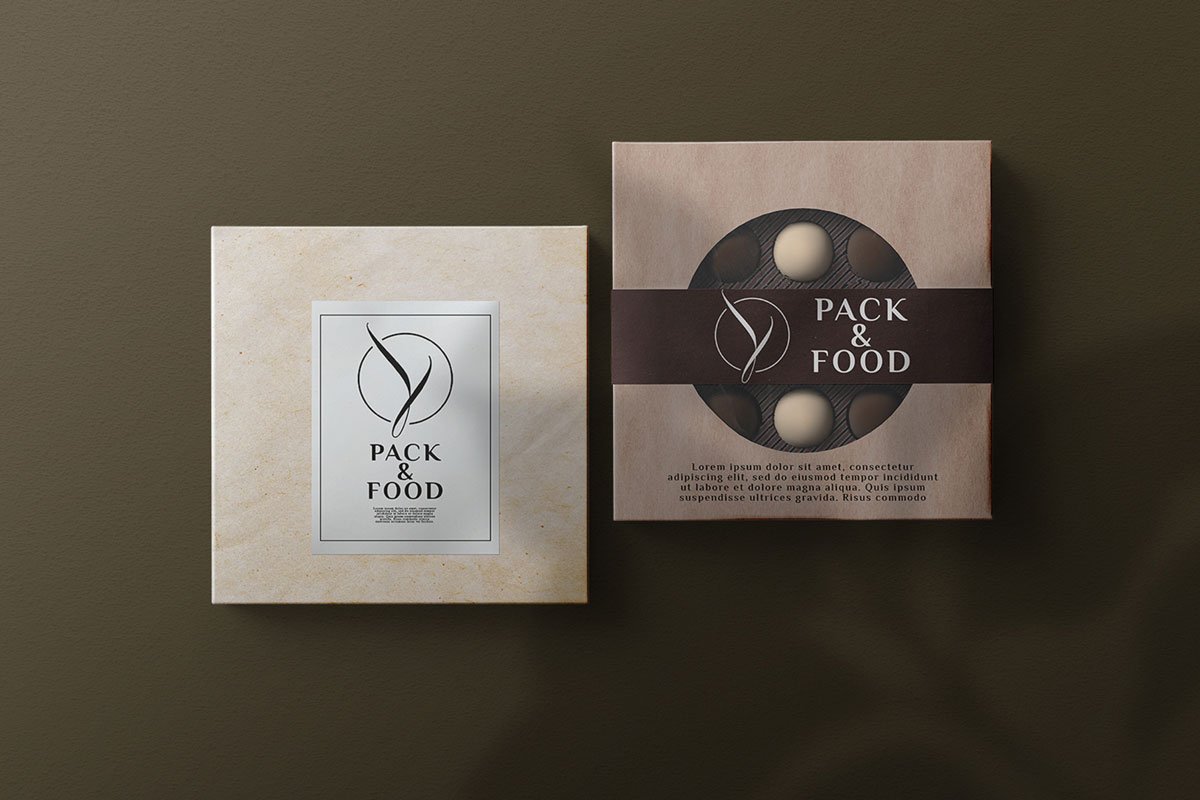 9款时尚产品包装纸盒设计展示贴图样机模板 Paper Box Paper Bag Mockup 2_img_2