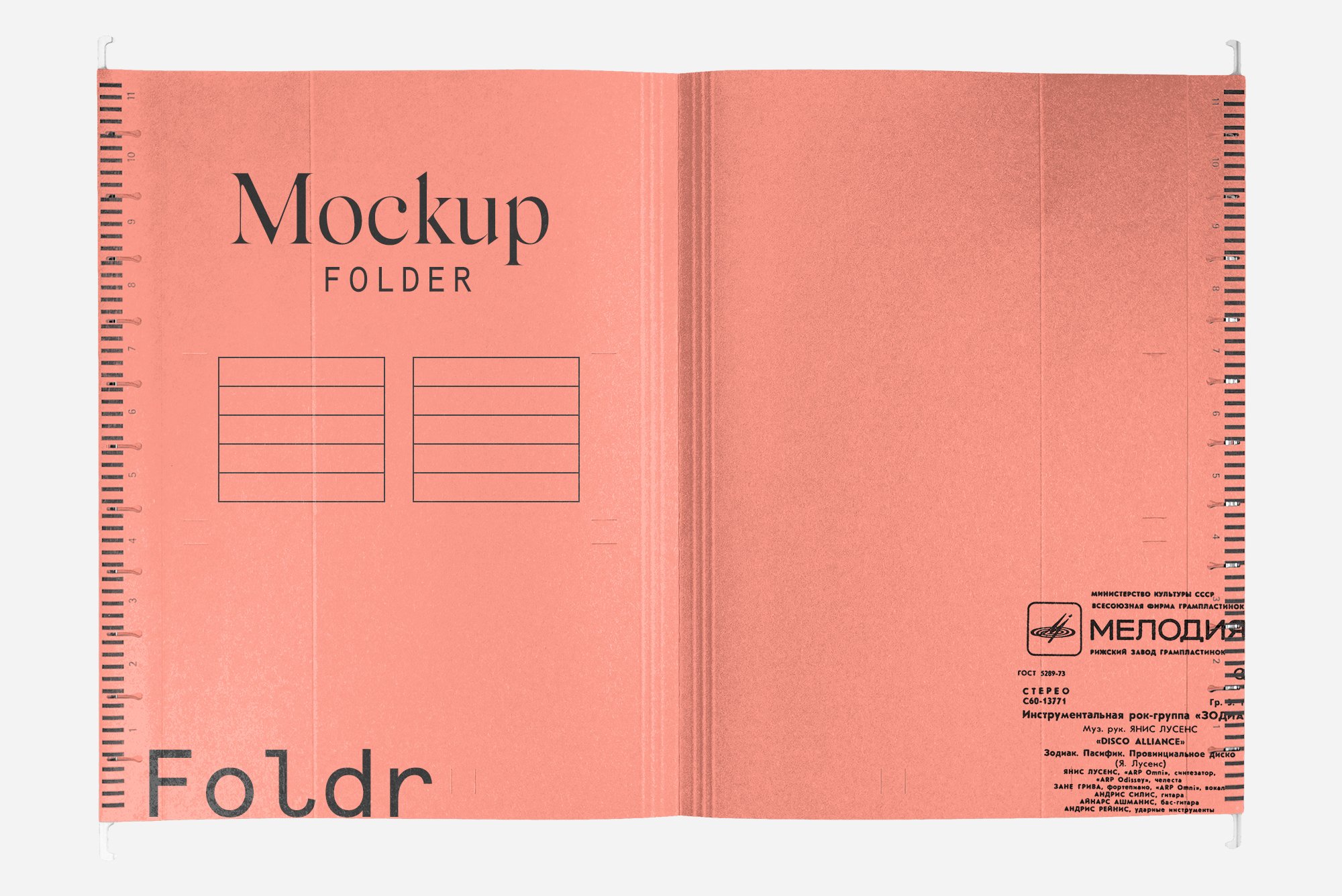 9款逼真纸质文件夹模型背景图片PS设计素材 Paper File Folder Mockup_img_2