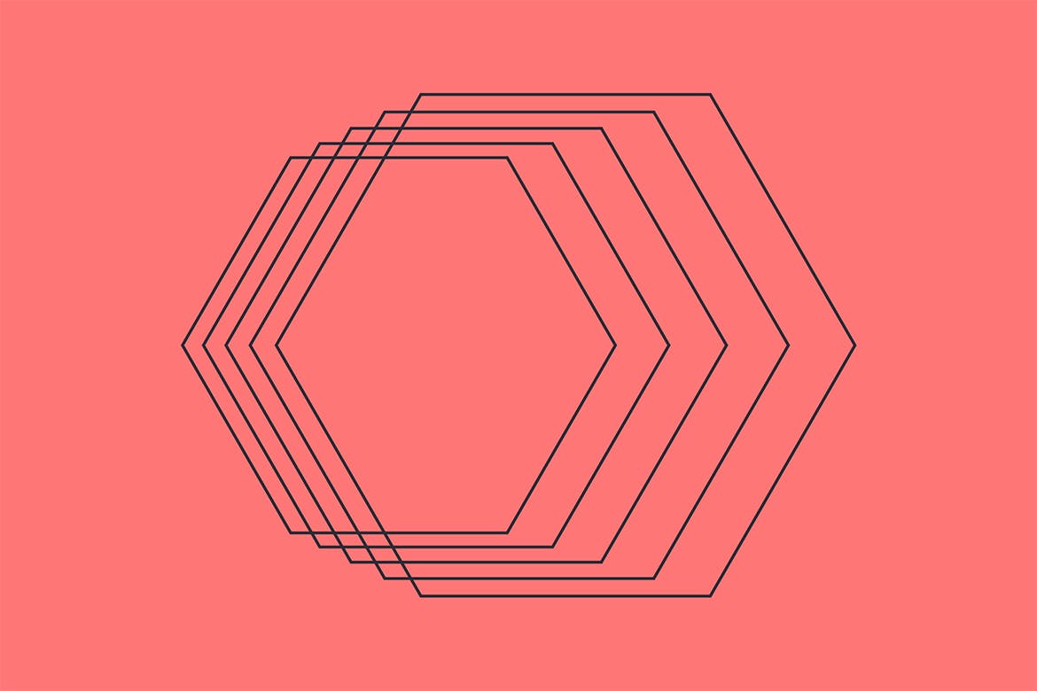 50个高质量几何图案Photoshop笔刷设计素材 Geometric Photoshop Brushes_img_2