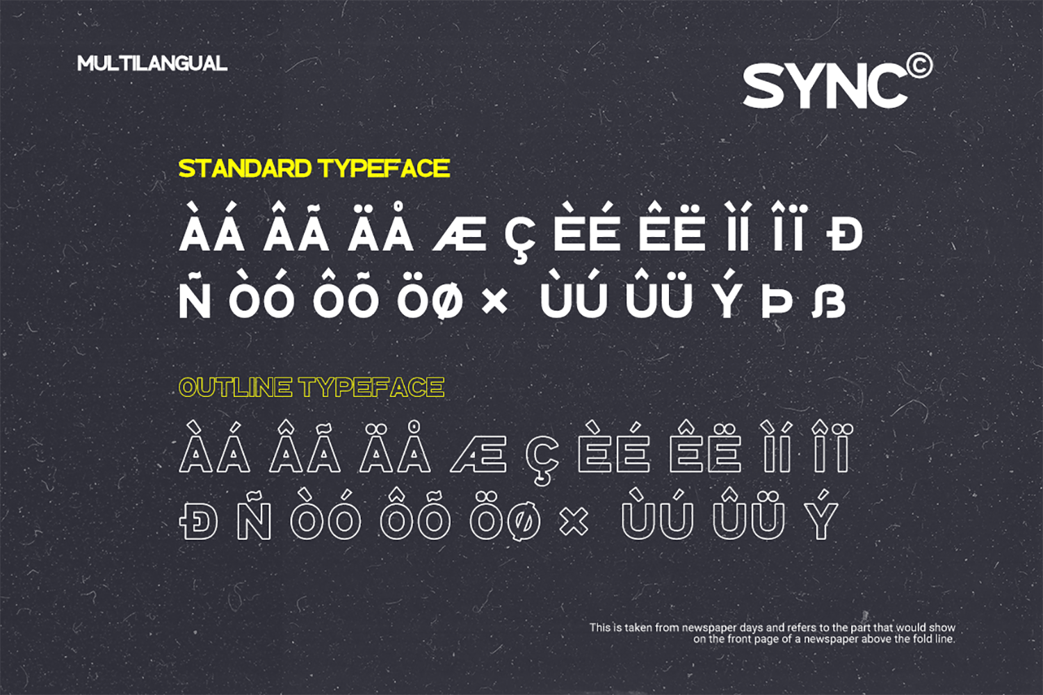 优雅简约品牌标题广告设计无衬线英文字体 SYNC - Modern Sans Serif Font_img_2