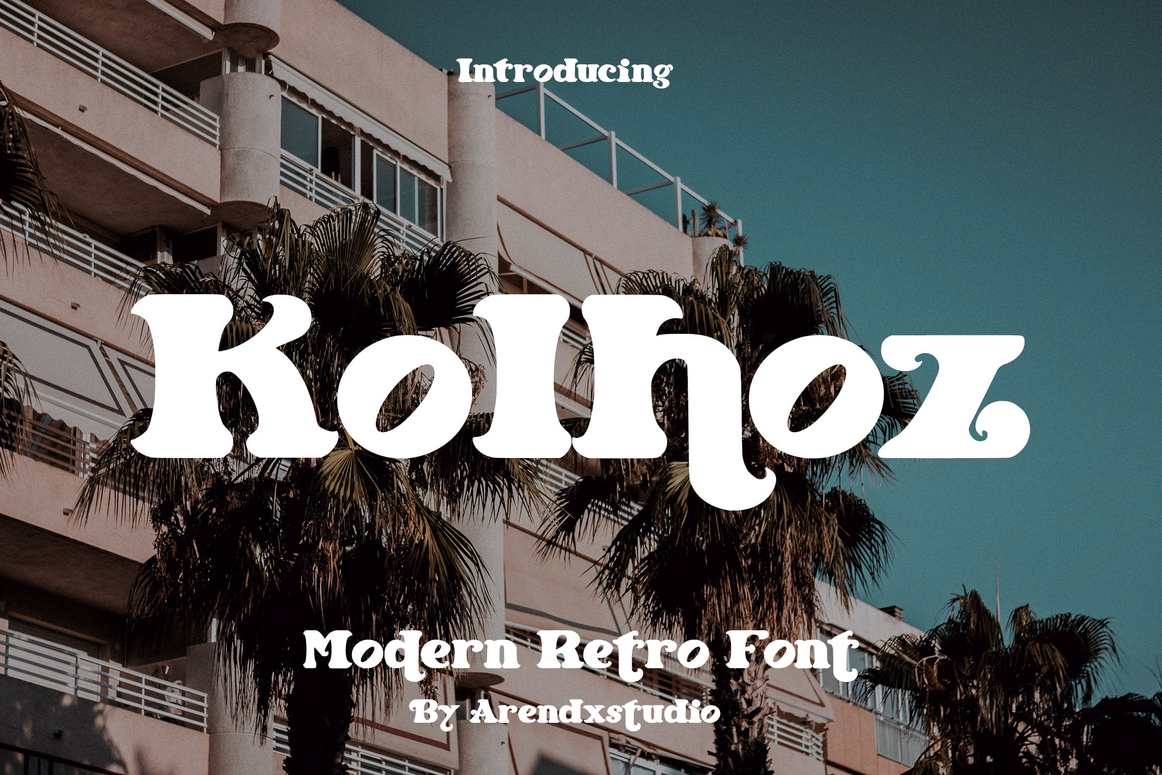 现代复古品牌杂志海报设计无衬线英文字体 Kolhoz - Modern Retro_img_2