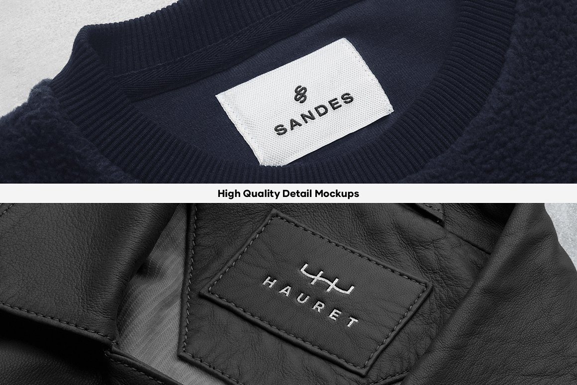 25个服装品牌Logo标签吊牌设计贴图样机模板 25 Apparel Tag & Labels Logo Mockups_img_2