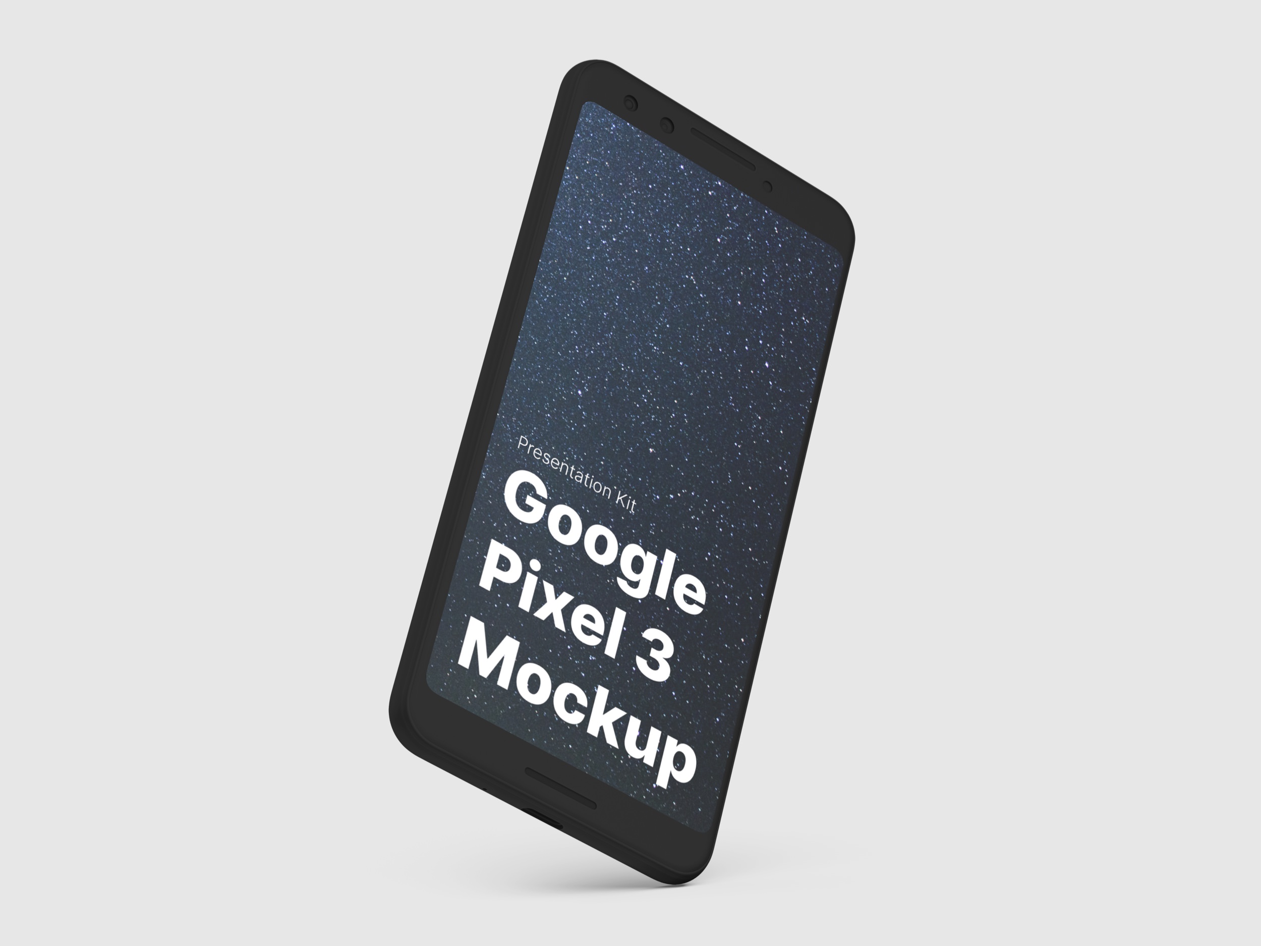 高质量谷歌Google Pixel 3手机屏幕APP界面设计演示样机 Google Pixel 3 XL Mockups_img_2