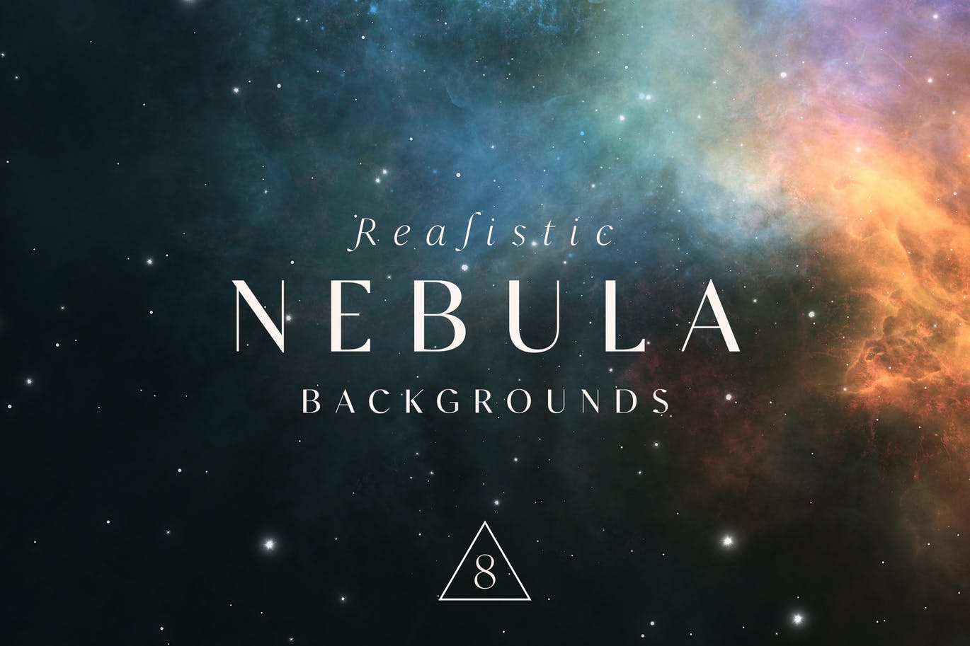 8款逼真太空星云背景图片设计素材 Realistic Nebula Backgrounds_img_2