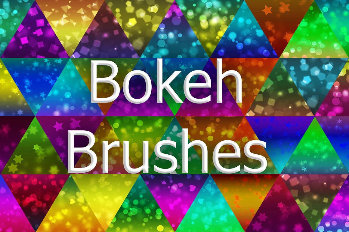 几何散景效果PS笔刷设计素材 Dynamic Bokeh Brushes_img_2