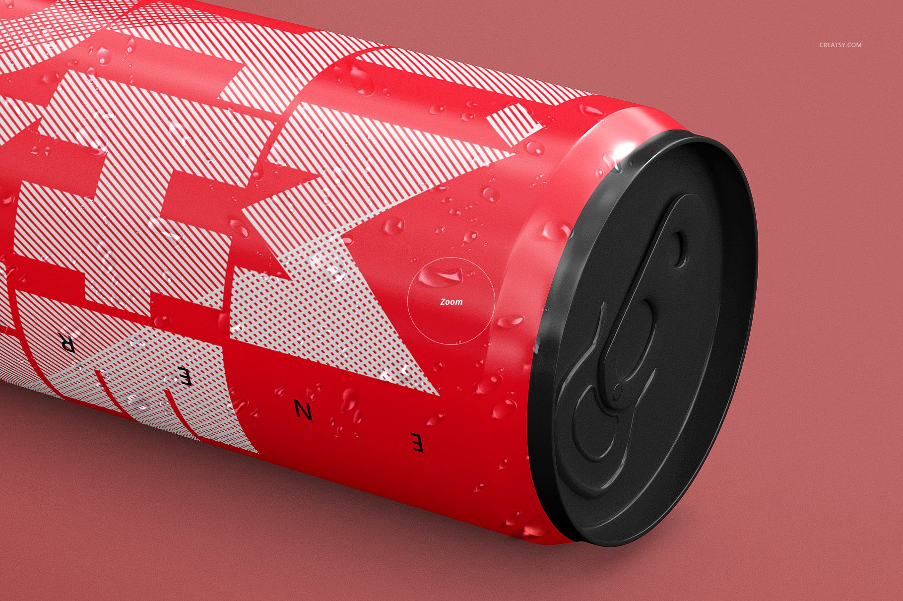 能量饮料啤酒易拉罐设计贴图样机素材 Energy Drink Can Mockup Set_img_2