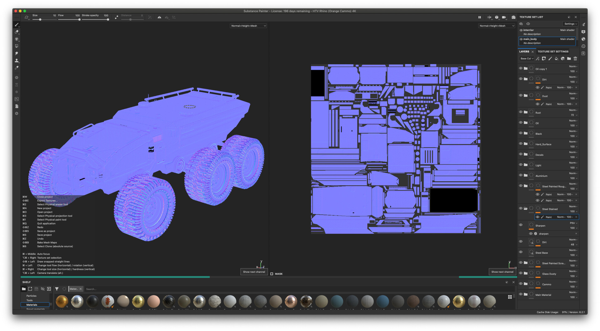 未来科幻技术军用运输机车3D模型 Sci-fi Technical Transporter_img_2