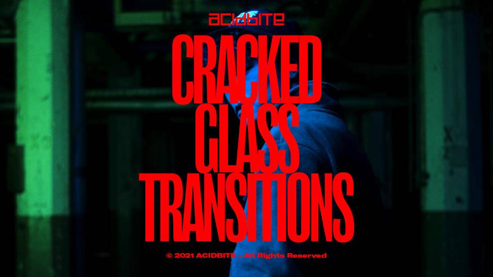 17组潮流玻璃破碎视频转场特效MOV模板素材 AcidBite – Cracked Glass Transitions_img_2