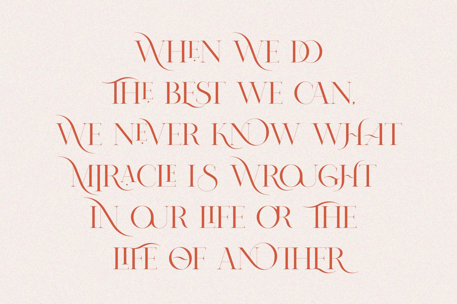 时尚优雅杂志标题徽标Logo衬线英文字体素材 NOMARK - Ligature Typeface_img_2