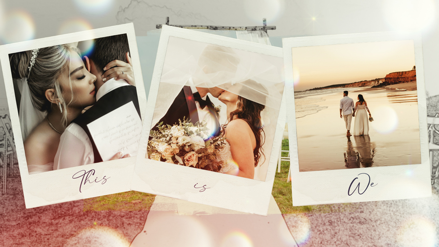 时尚婚礼主题照片幻灯片动画演示AE模板素材 Videohive - Wedding Slideshow_img_2