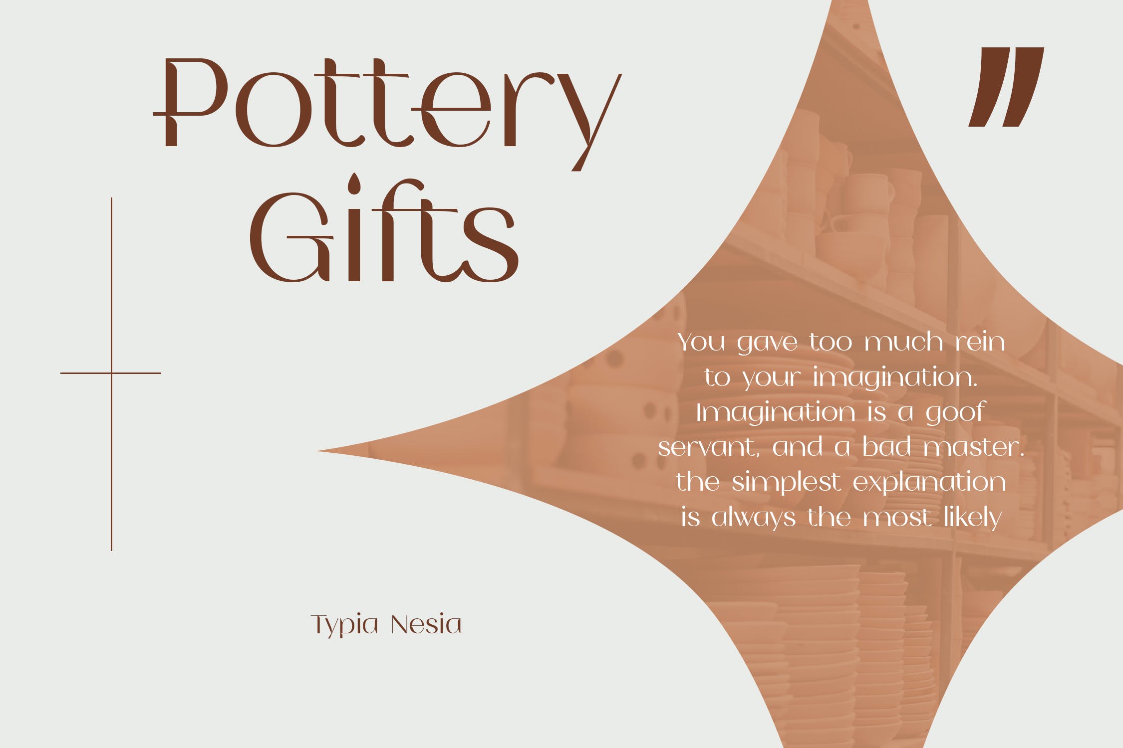 现代优雅品牌杂志标题设计无衬线英文字体素材 Pottery Gifts - Aesthetic Beauty Sans_img_2