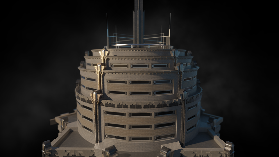 超大科幻未来雄伟城市高楼大厦建筑楼房3D模型 Kitbash3D - Goliath_img_2