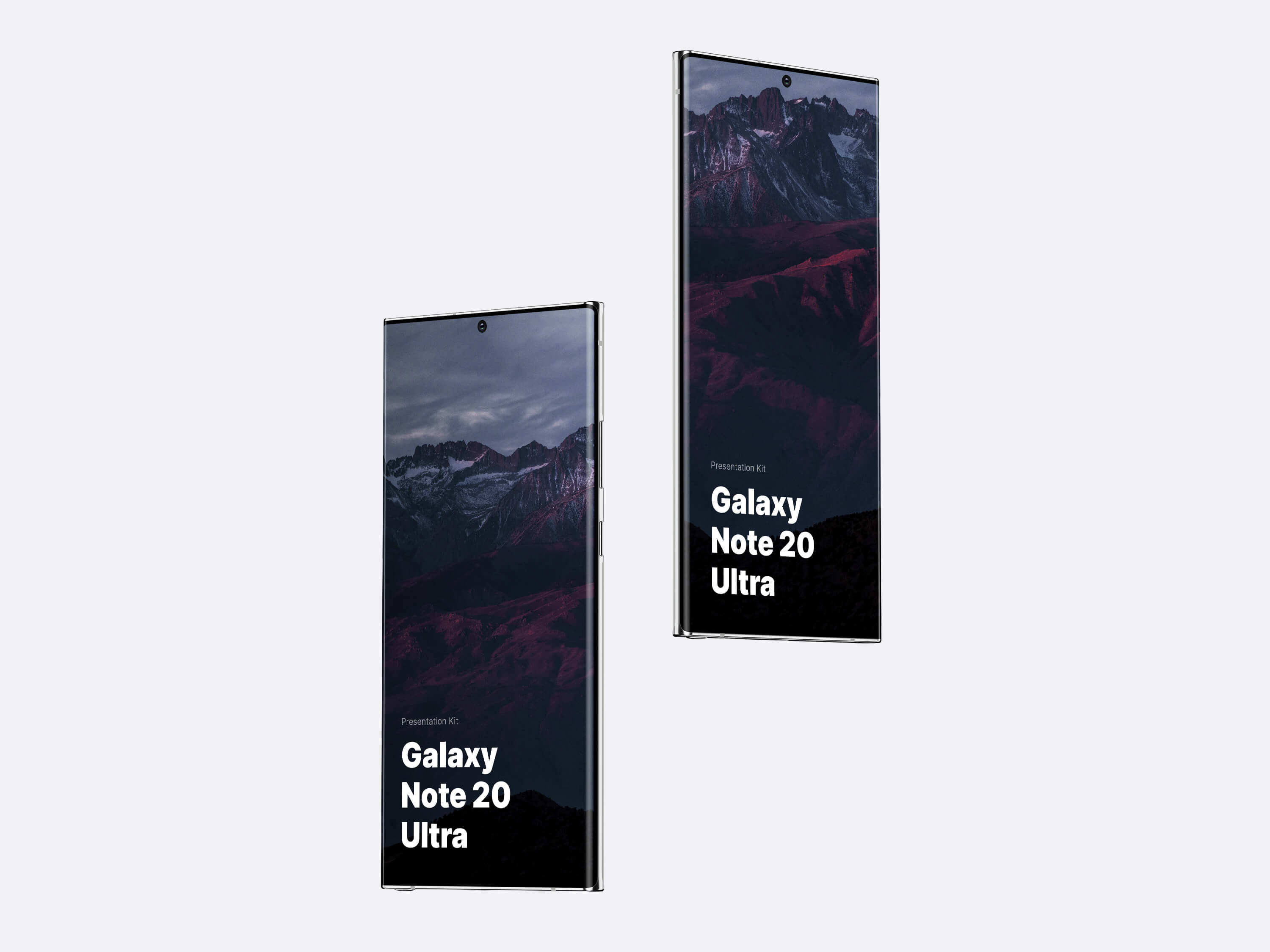 32款三星Galaxy Note 20手机屏幕演示样机模板 Galaxy Note 20 Ultra Mockups_img_2