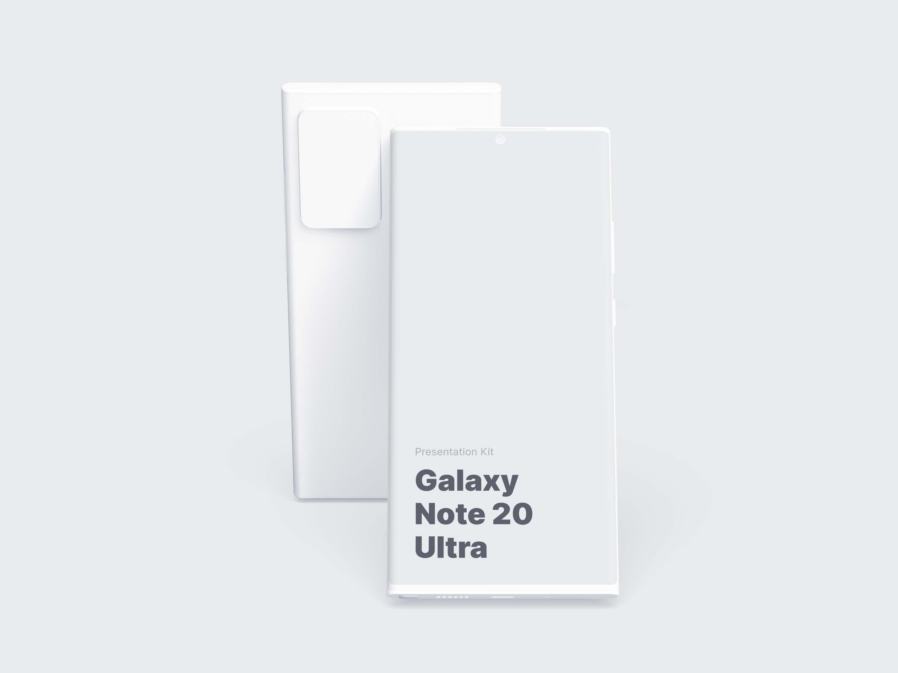 32款三星Galaxy Note 20手机屏幕演示样机模板 Galaxy Note 20 Ultra Mockups_img_2