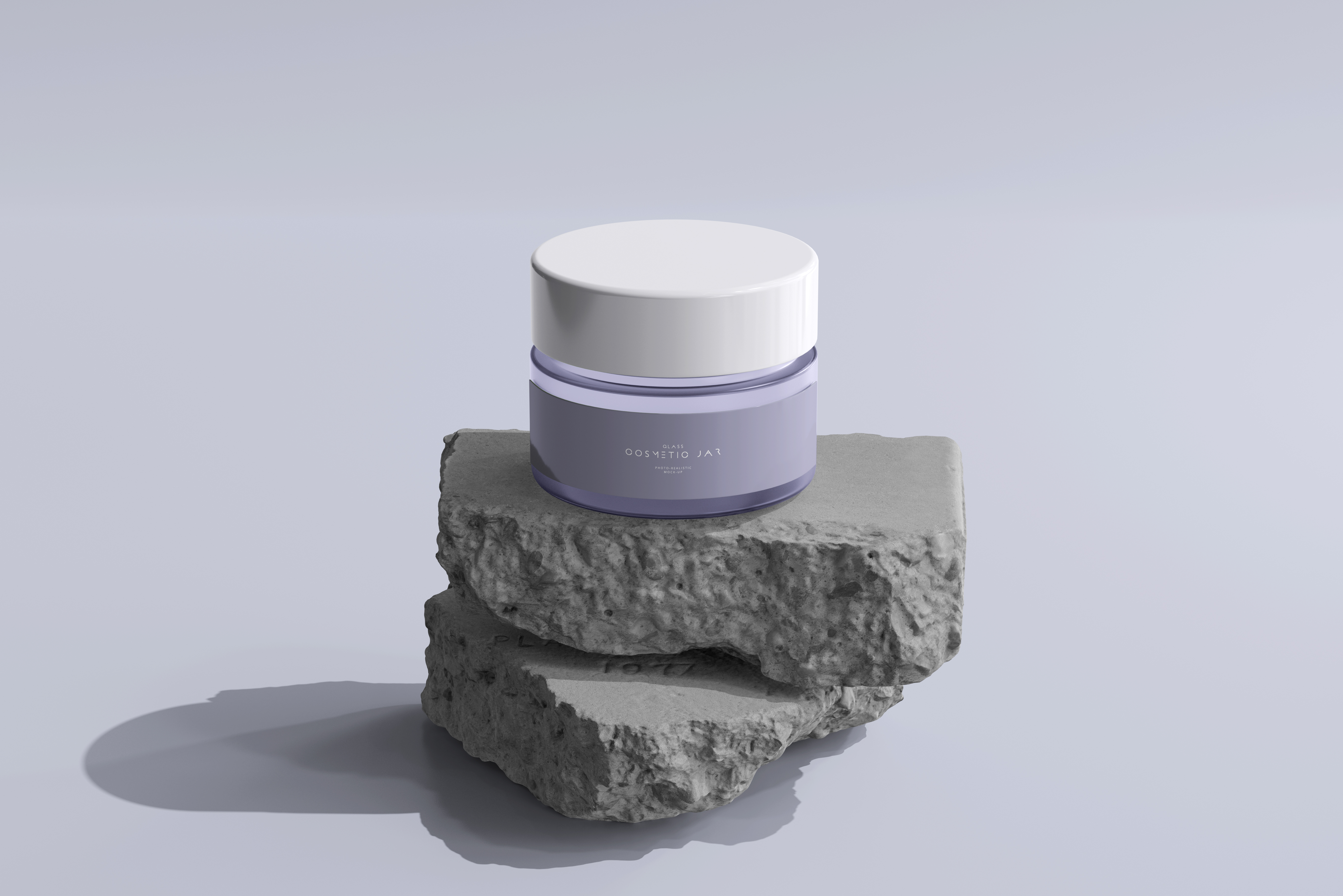 8款高质量化妆品面霜罐纸盒设计PS智能贴图样机模板 Cosmetic Jar Mockup_img_2