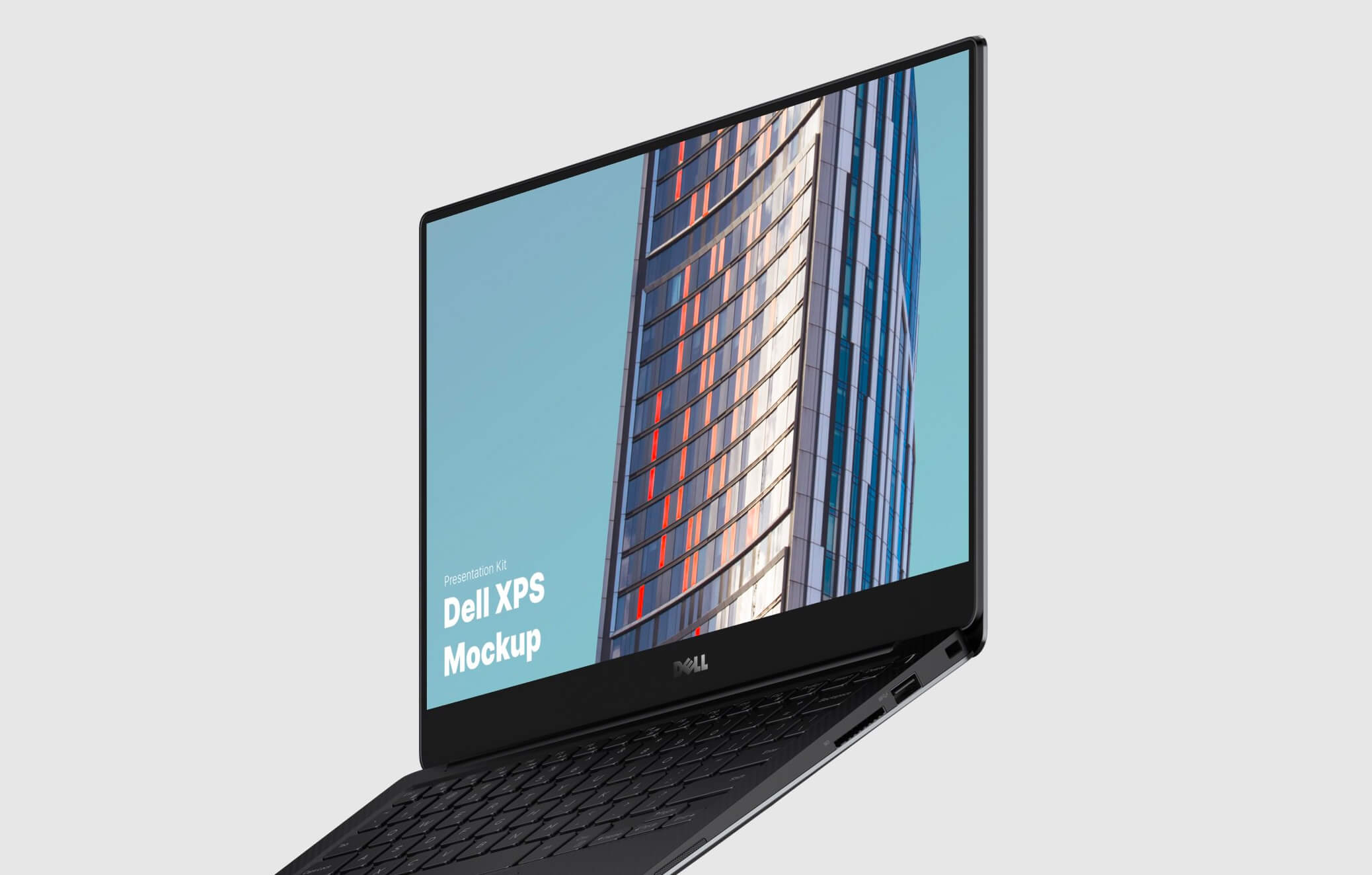 高质量戴尔XPS笔记本电脑屏幕演示样机模板 Dell XPS Mockups_img_2