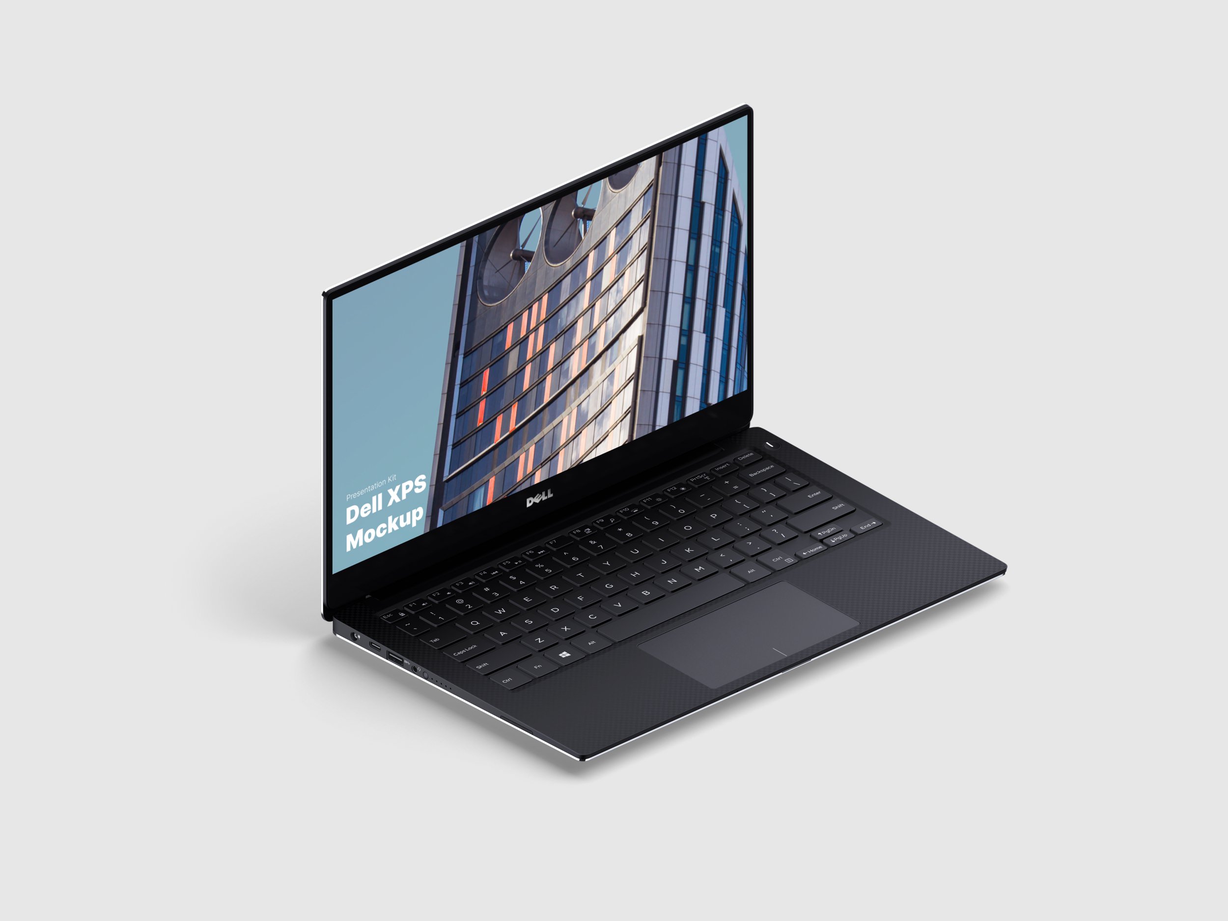 高质量戴尔XPS笔记本电脑屏幕演示样机模板 Dell XPS Mockups_img_2