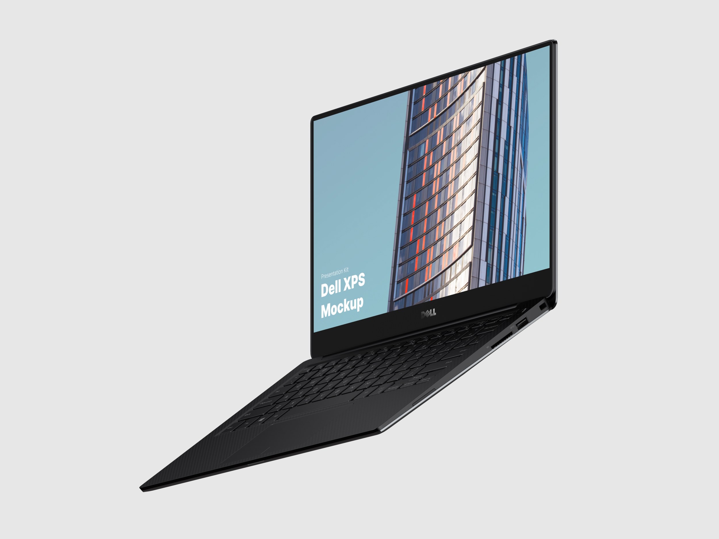 高质量戴尔XPS笔记本电脑屏幕演示样机模板 Dell XPS Mockups_img_2