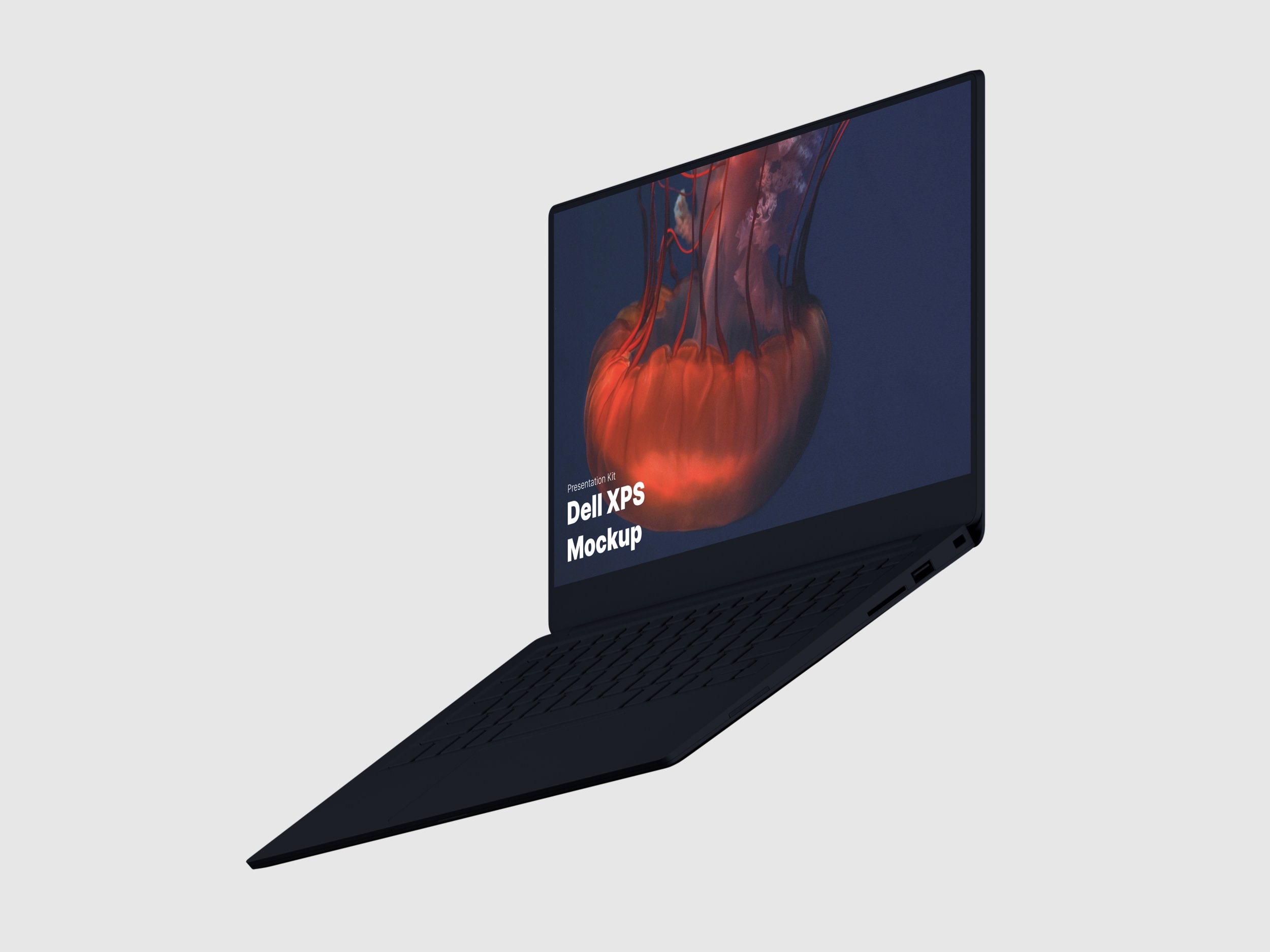 高质量戴尔XPS笔记本电脑屏幕演示样机模板 Dell XPS Mockups_img_2