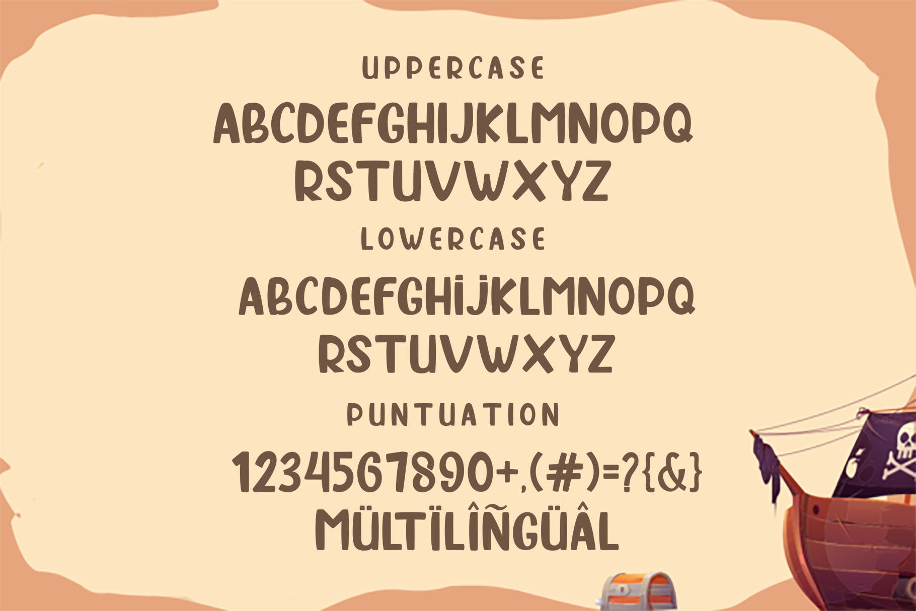 可爱卡通标签摄影徽标logo设计衬线英文字体素材 Hallo Bernad - Handcraft Display Font_img_2