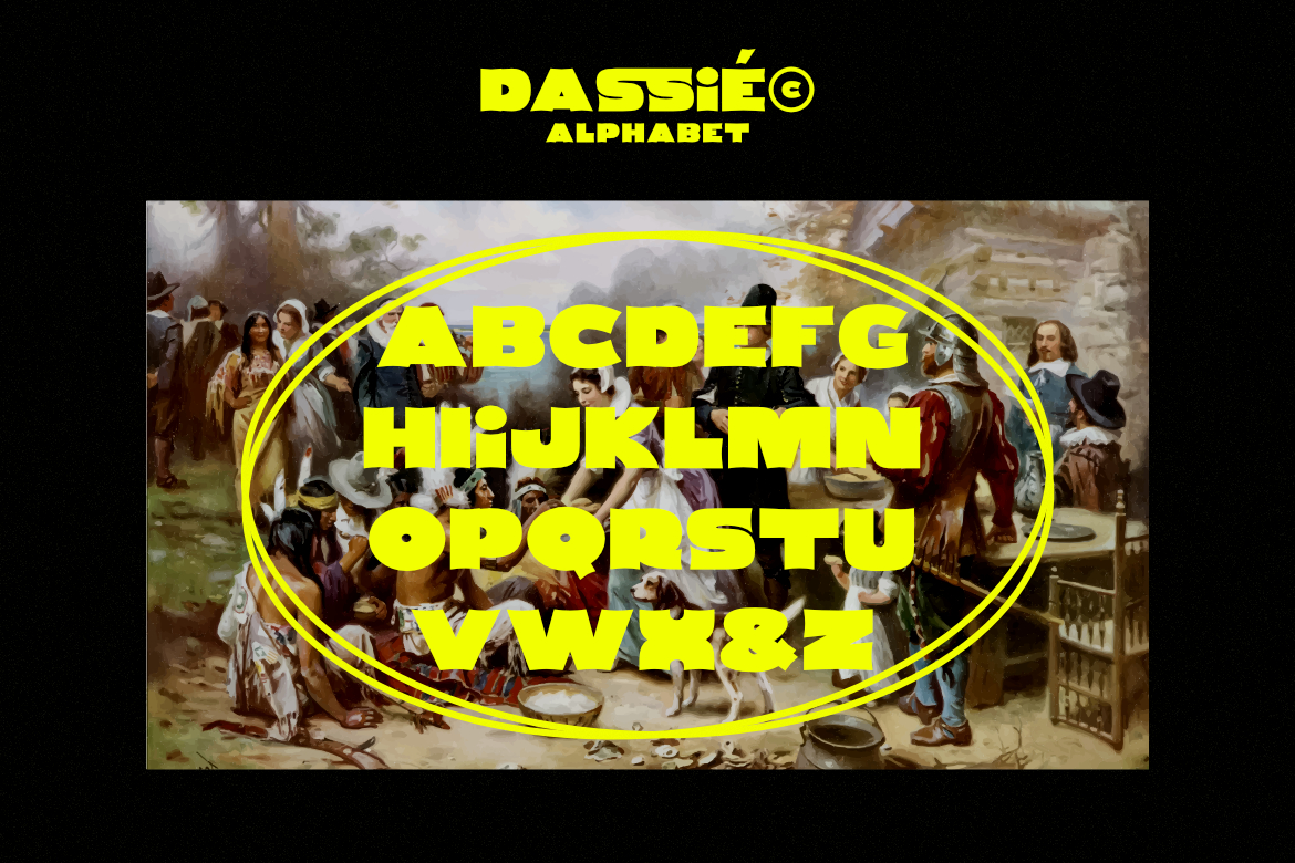 潮流复古酸性逆反差粗体海报标题英文字体设计素材 Dassie - Expanded Display Fonts_img_2