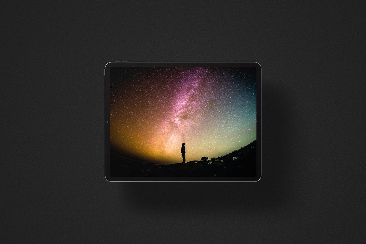 12款逼真iPad Pro平板电脑屏幕样机模板 iPad Pro Tablet Screen Mockup_img_2