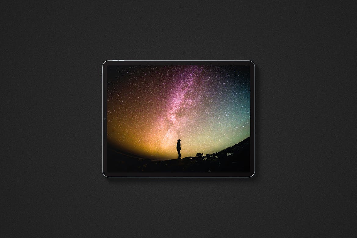 12款逼真iPad Pro平板电脑屏幕样机模板 iPad Pro Tablet Screen Mockup_img_2