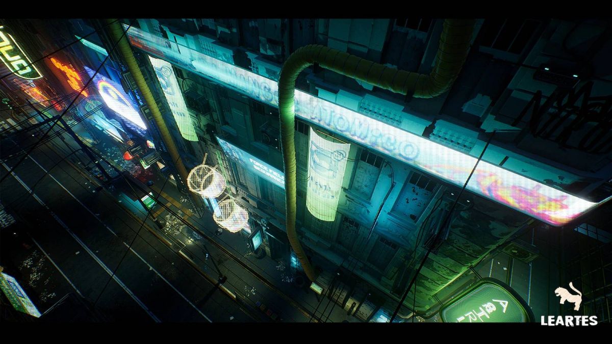 虚拟游戏引擎赛博朋克霓虹城市街区场景模型UE4素材包 Unreal Engine – Cyberpunk City Recife Environment_img_3