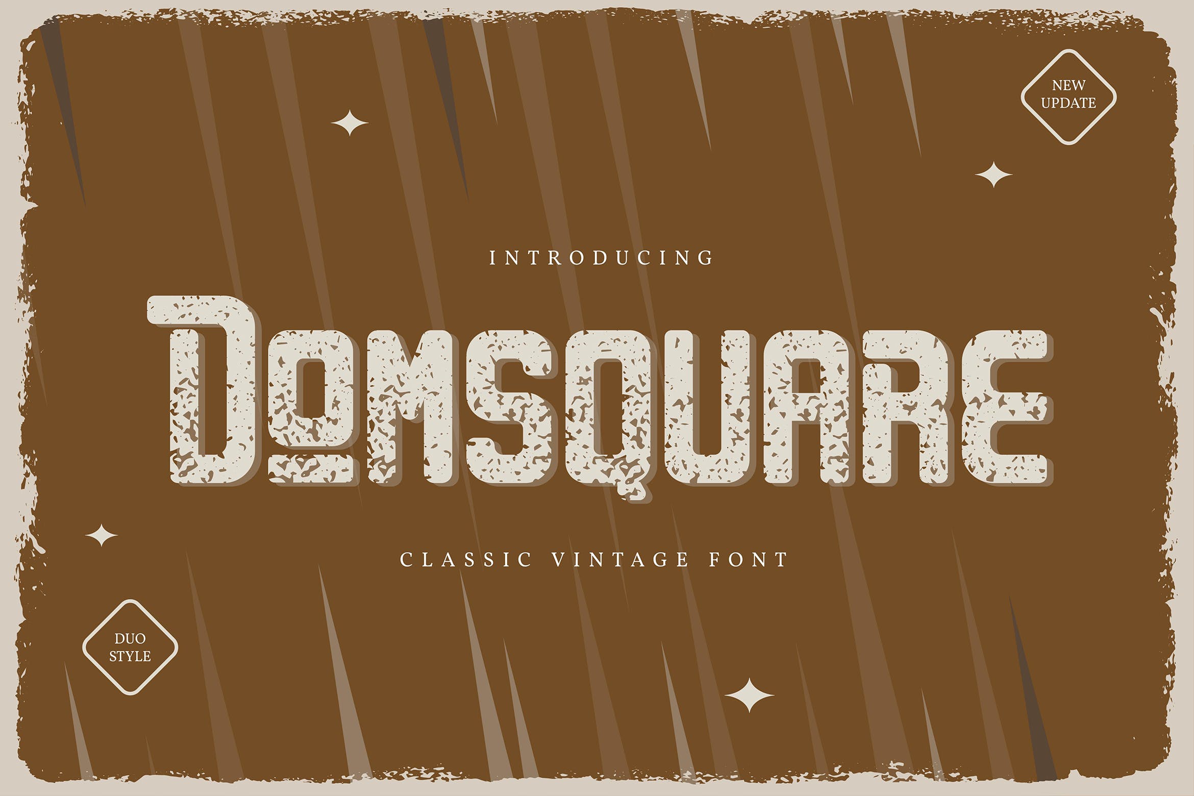 经典复古书法风格海报报价邀请函设计衬线英文字体素材 Domsquare  Classic Vintage Font_img_2
