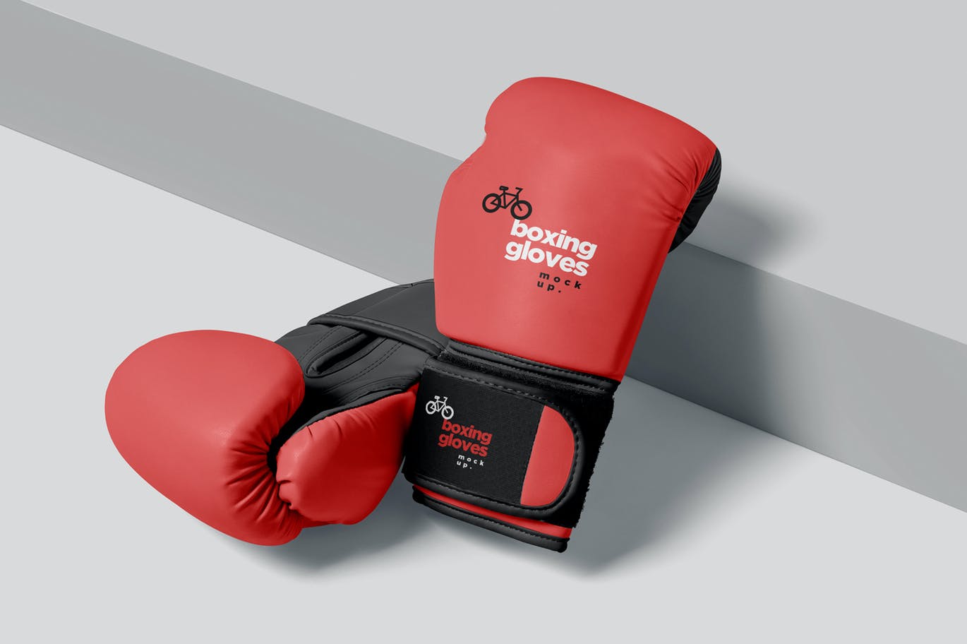 时尚运动拳击手套设计贴图样机模板 Boxing Gloves Mockups_img_2