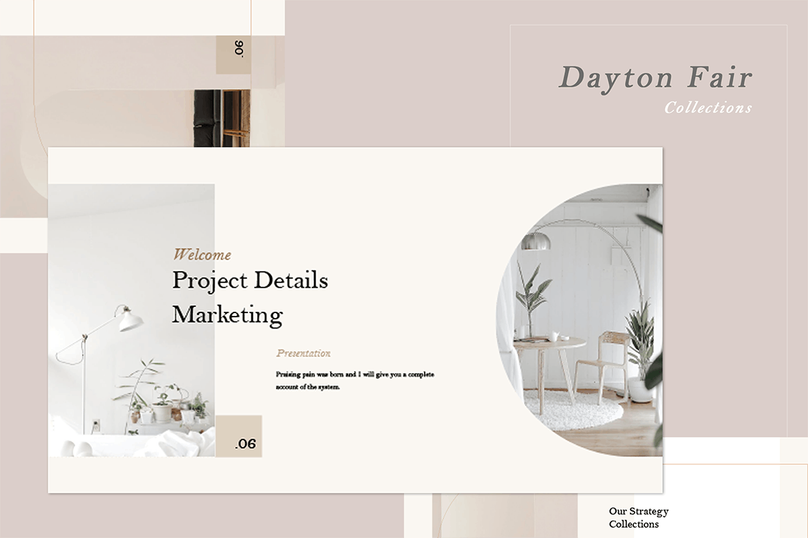 时尚品牌营销策划提案简报设计ppt模板 Dayton Fair PowerPoint Templates_img_2