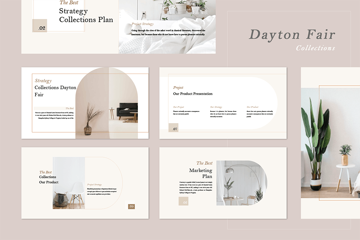 时尚品牌营销策划提案简报设计ppt模板 Dayton Fair PowerPoint Templates_img_2