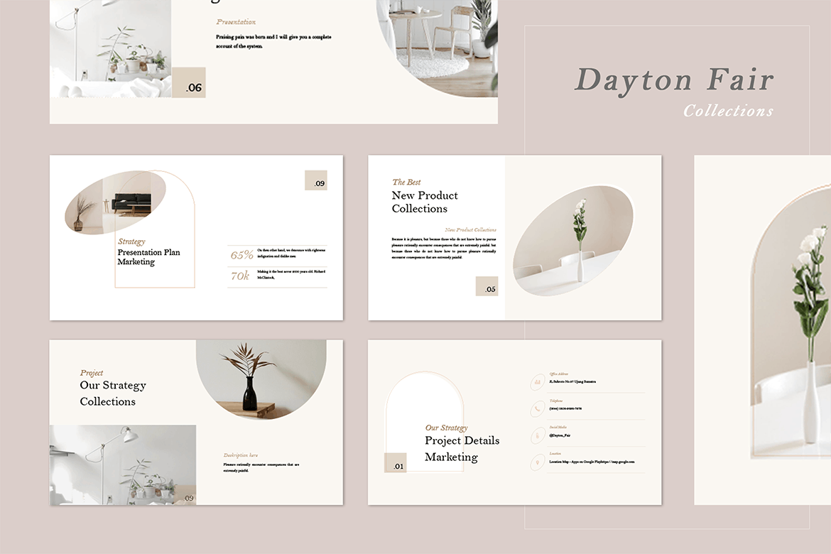 时尚品牌营销策划提案简报设计ppt模板 Dayton Fair PowerPoint Templates_img_2