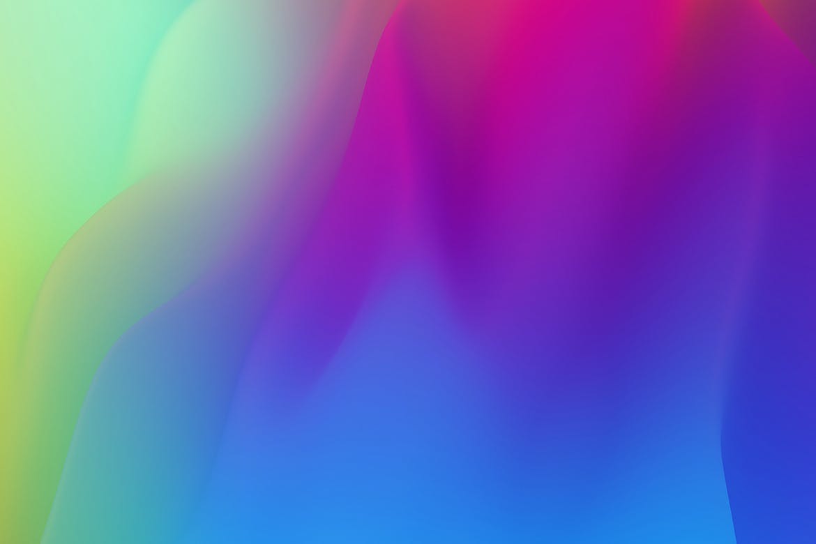 10种虹彩全息渐变海报设计背景图片素材 Iridescent Holographic Backgrounds_img_2