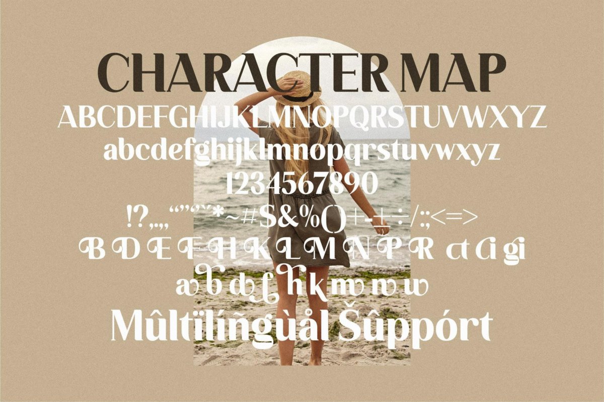 优雅海报社交媒体品牌设计衬线英文字体素材 Dahlia Regictik Serif Font LS_img_2