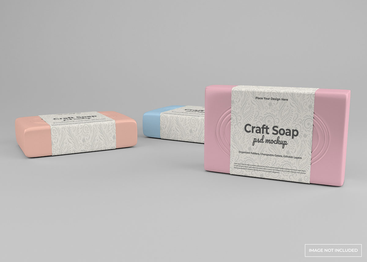 8款肥皂标签设计贴图样机模板素材 Craft Soap Mockup_img_2