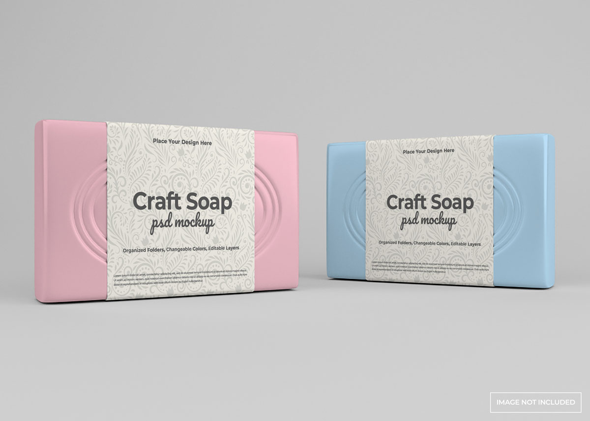 8款肥皂标签设计贴图样机模板素材 Craft Soap Mockup_img_2