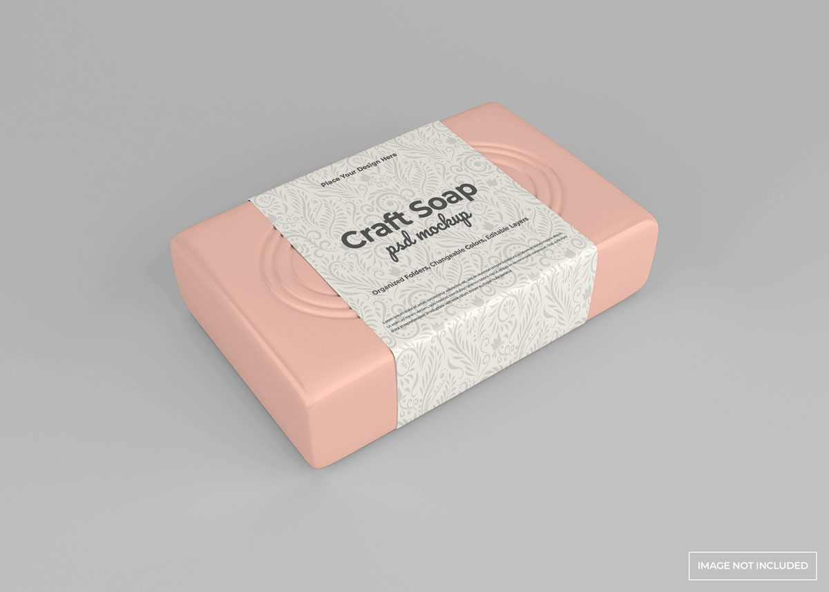 8款肥皂标签设计贴图样机模板素材 Craft Soap Mockup_img_2