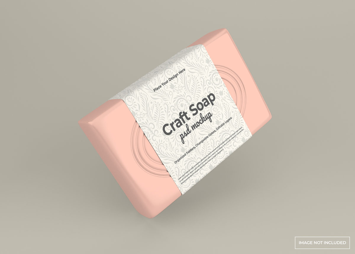 8款肥皂标签设计贴图样机模板素材 Craft Soap Mockup_img_2