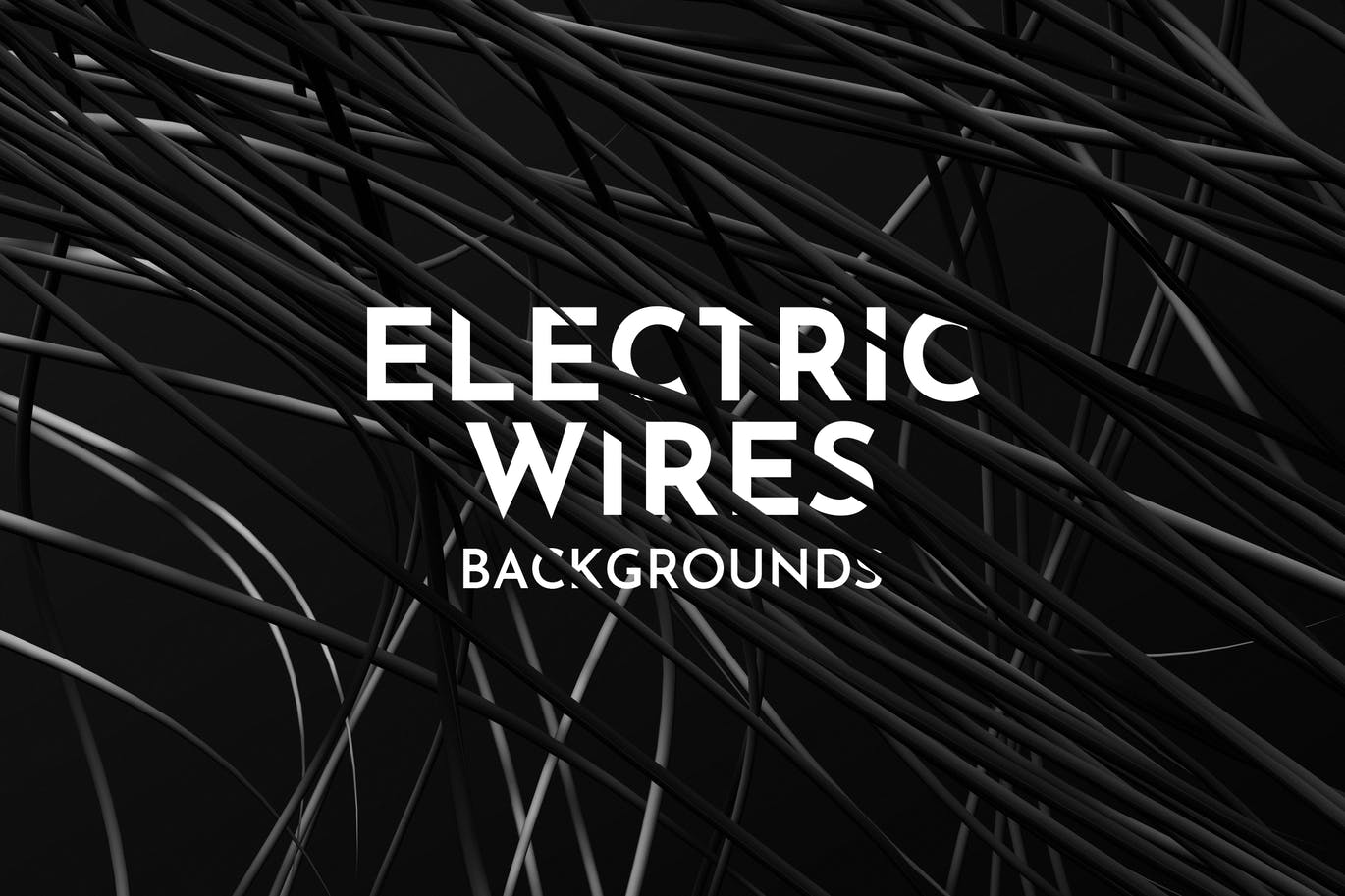 现代简约动态线条网格背景图片素材 Electric Wires Backgrounds_img_2