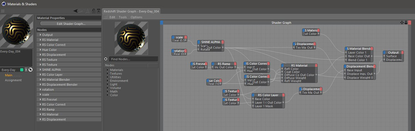 670组布料木纹混凝土砖块金属钢铁C4D Redshift渲染器材质预设模板 670 Redshift Shaders Cinema 4D By SerSal_img_2