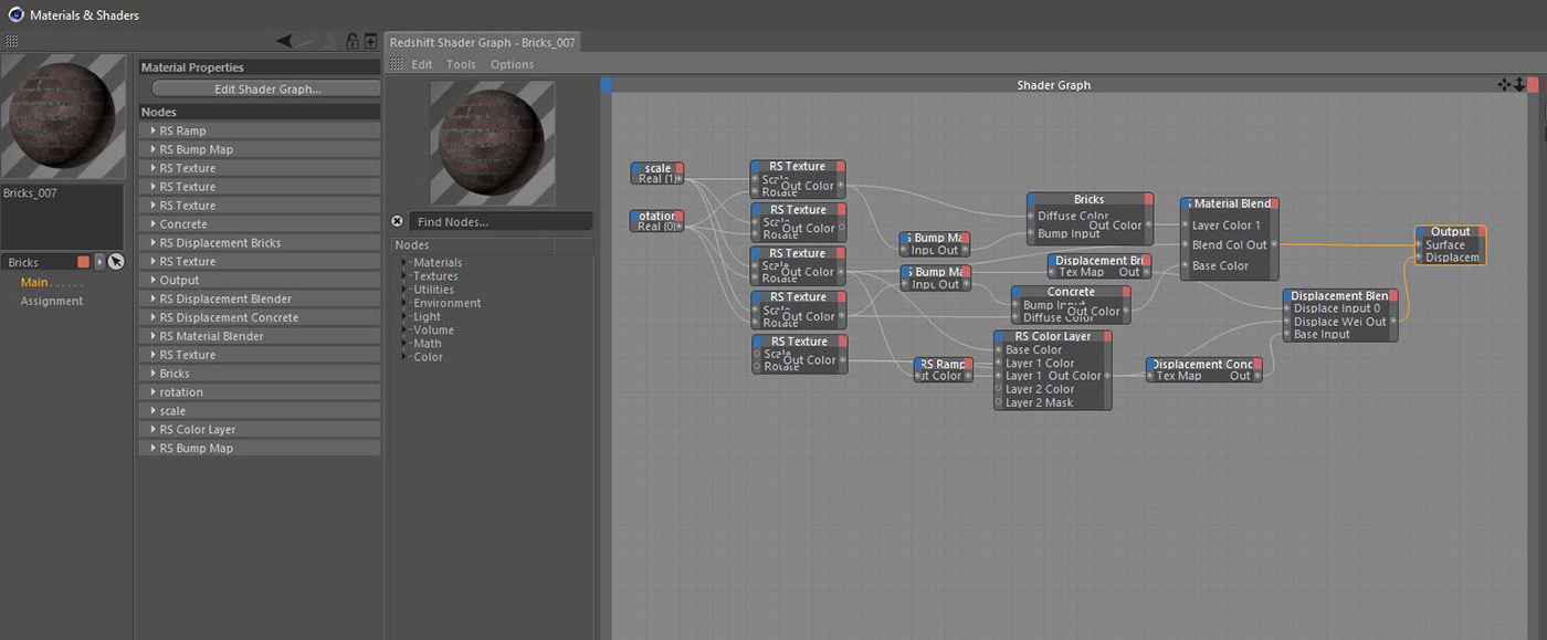 670组布料木纹混凝土砖块金属钢铁C4D Redshift渲染器材质预设模板 670 Redshift Shaders Cinema 4D By SerSal_img_2