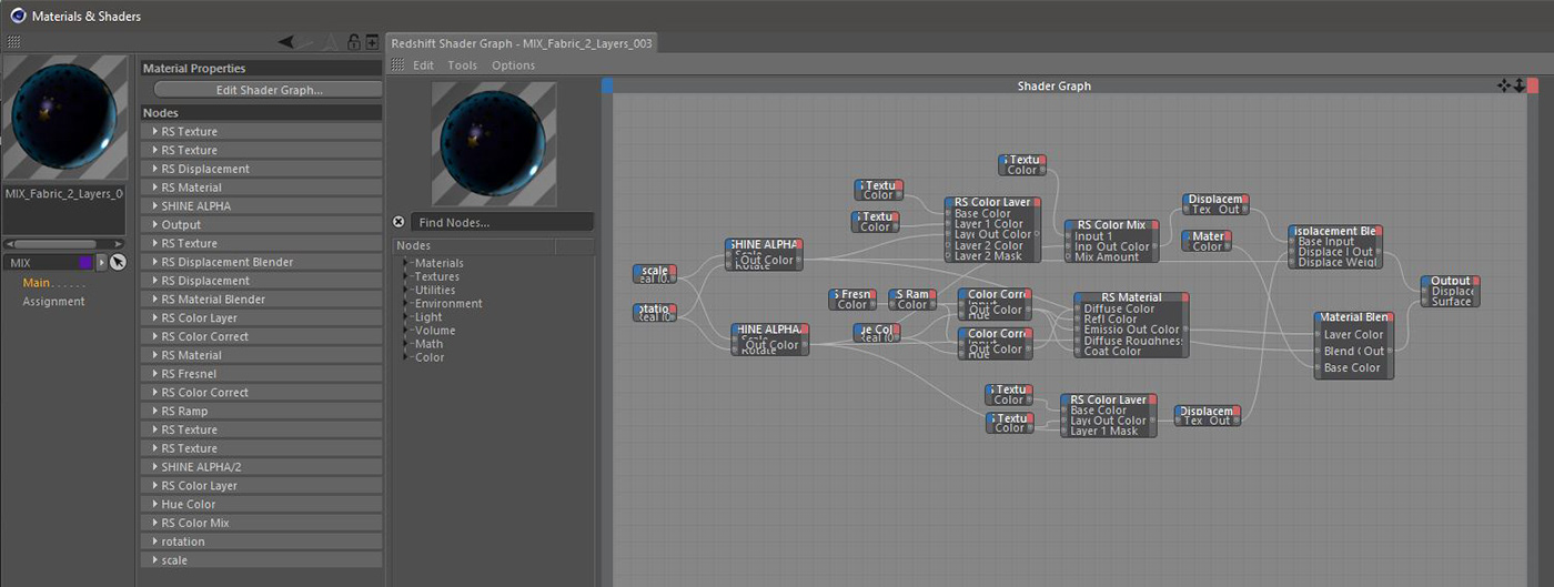 670组布料木纹混凝土砖块金属钢铁C4D Redshift渲染器材质预设模板 670 Redshift Shaders Cinema 4D By SerSal_img_2