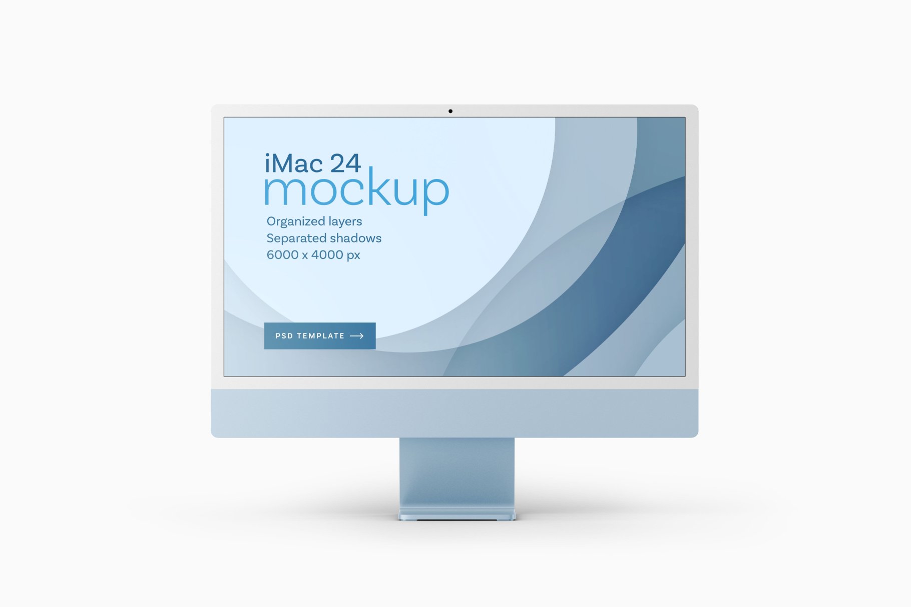 11款2021新款苹果电脑iMac一体机屏幕演示样机模板 The New iMac 24” Mockup Set | 2021_img_2