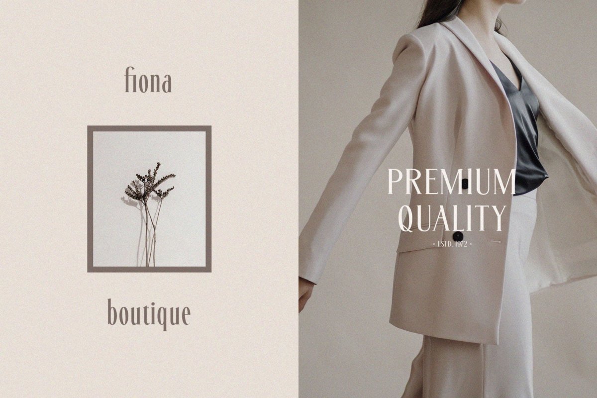 优雅奢华杂志商标邀请函设计衬线英文字体素材 Fitanova - Classy Serif_img_2