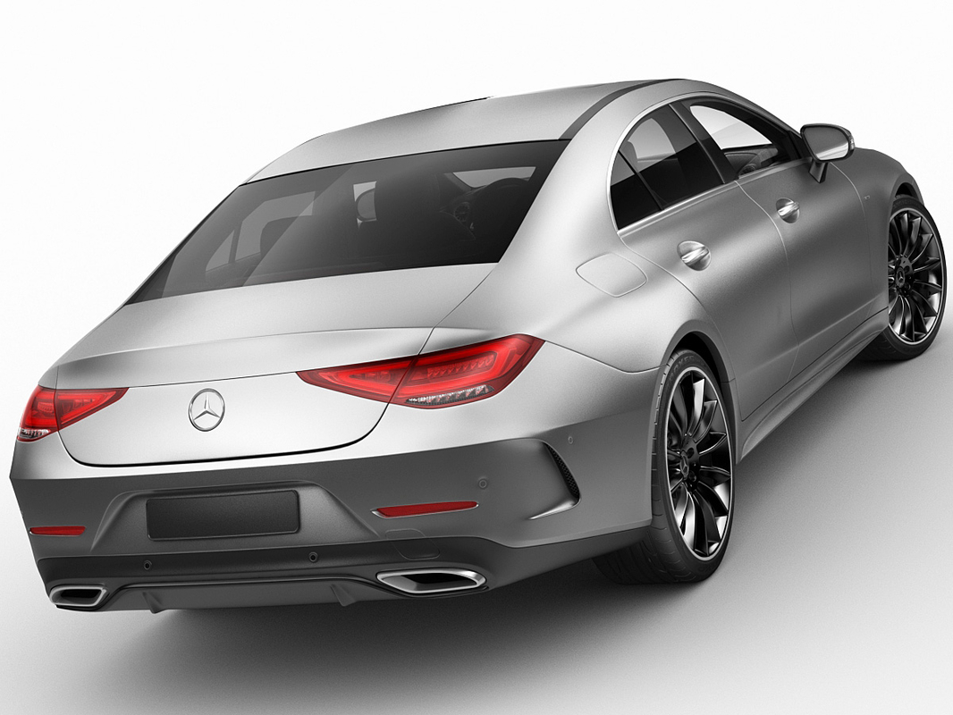 奔驰CLS 2019 AMG小汽车外观设计3D模型素材 Mercedes CLS AMG 2019 Edition 3D Model_img_2