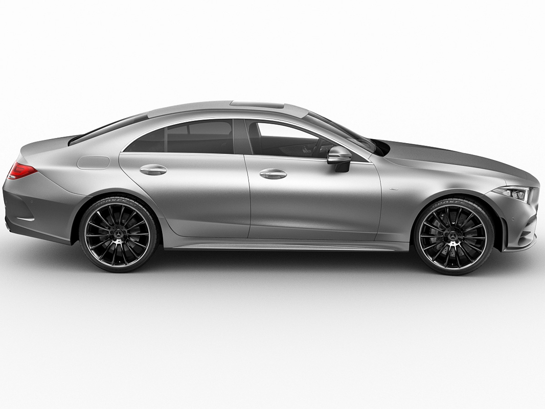 奔驰CLS 2019 AMG小汽车外观设计3D模型素材 Mercedes CLS AMG 2019 Edition 3D Model_img_2