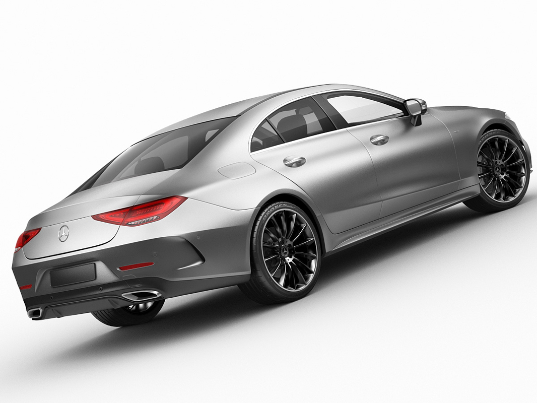 奔驰CLS 2019 AMG小汽车外观设计3D模型素材 Mercedes CLS AMG 2019 Edition 3D Model_img_2