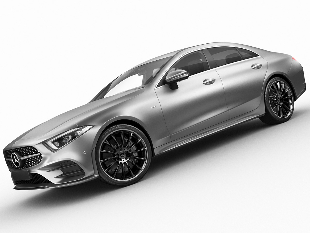 奔驰CLS 2019 AMG小汽车外观设计3D模型素材 Mercedes CLS AMG 2019 Edition 3D Model_img_2